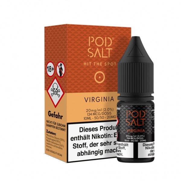 Virginia 20 mg Nikotinsalz Liquid