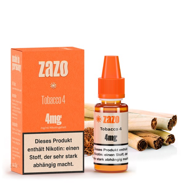 Zazo - Tobacco 4 E-Liquid 10ml von ZAZO