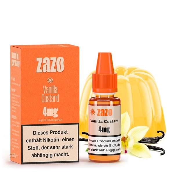Zazo - Vanilla Custard E-Liquid 10ml von ZAZO