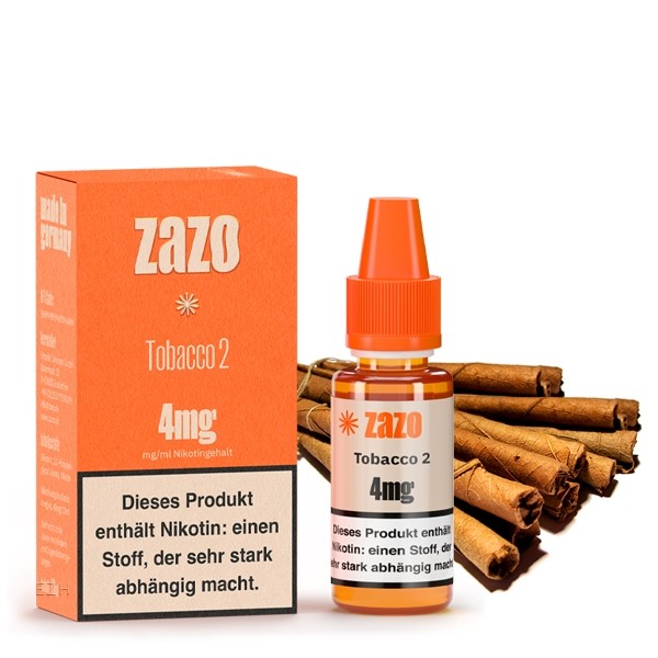 Zazo - Tobacco 2 E-Liquid 10ml von ZAZO