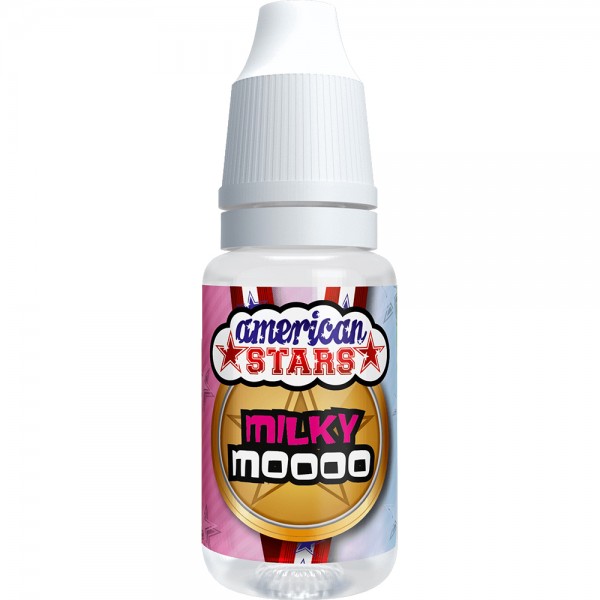 American Style E-Liquid made in EU - American Stars MILKY MOO (Erdbeer-Sahne)