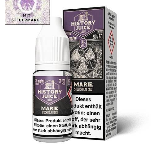 History Juice - Marie (Zitronenkuchen) Nikotinsalzliquid