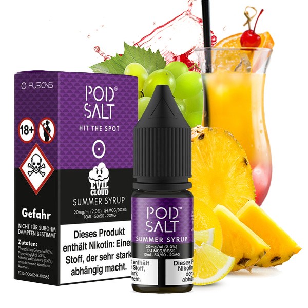 PodSalt - Pod Salt FUSION Summer Syrup 20mg Nikotinsalzliquid