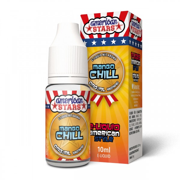 American Style E-Liquid made in EU - American Stars MANGO CHILL (Tropische Mango)