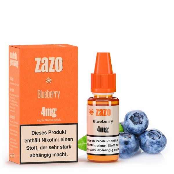 Zazo - Blueberry E-Liquid 10ml von ZAZO