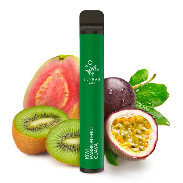 Kiwi Passionsfrucht Guava Elfbar 600 (Einweg E-Zigarette)
