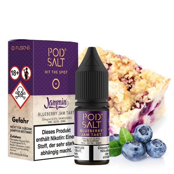 PodSalt - Pod Salt FUSION Berry Jam Tart 20mg Nikotinsalzliquid