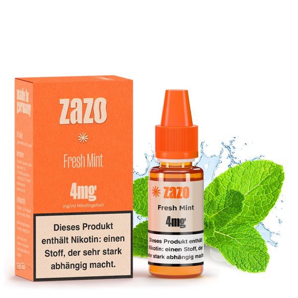 Zazo - Fresh Mint E-Liquid 10ml von ZAZO