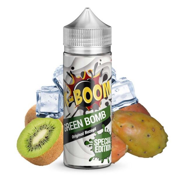 K-Boom - Green Bomb Longfill-Aroma (Kiwi, Kaktus &amp; Koolada)