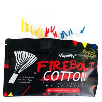 Vapefly - Firebolt Organic Cotton MIXED Watte