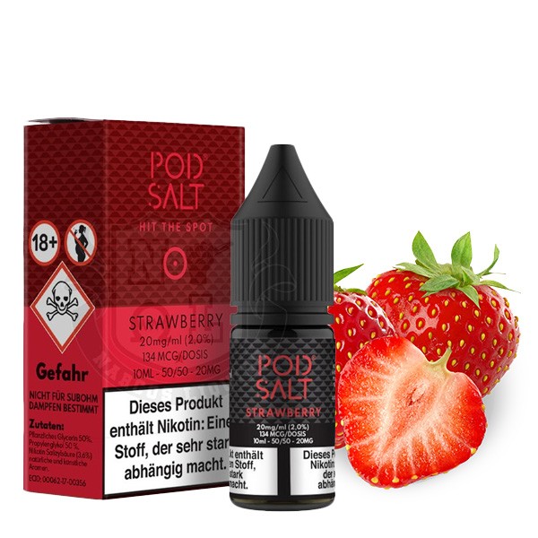 Strawberry 20 mg Nikotinsalz Liquid