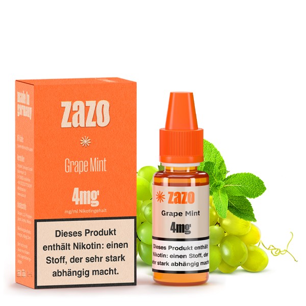 Zazo - Grape Mint E-Liquid 10ml von Zazo