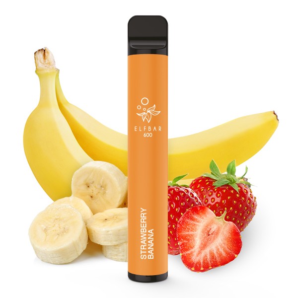 Erdbeere Banane Elfbar 600 (Einweg E-Zigarette)