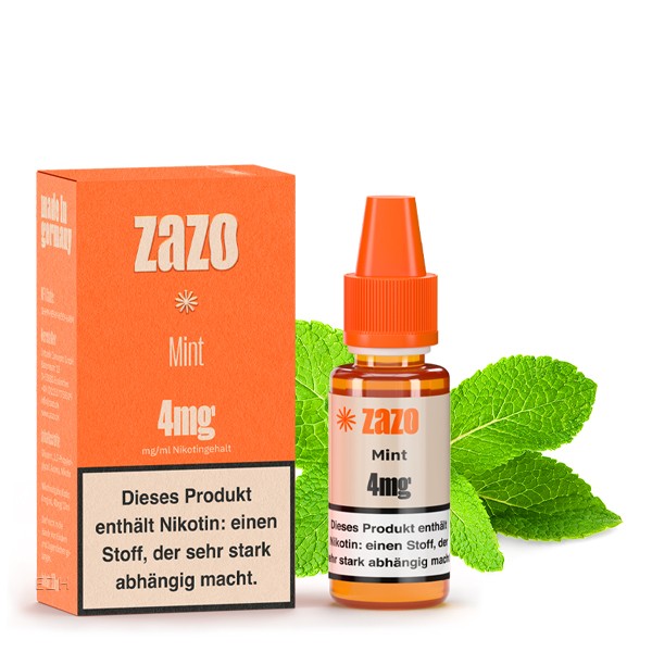 Zazo - Mint E-Liquid 10ml von Zazo