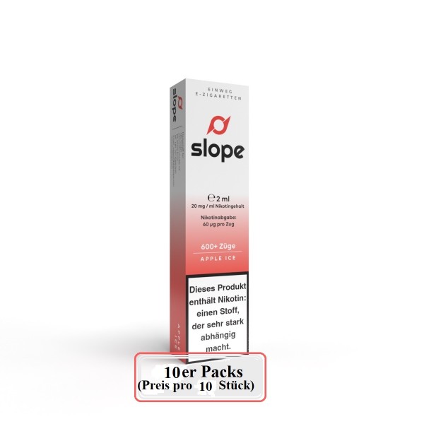 Slope 600 20mg (10er-Pack) Einweg-E-Zigarette