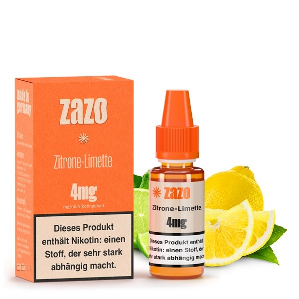 Zazo - Zitrone-Limette E-Liquid 10ml von ZAZO