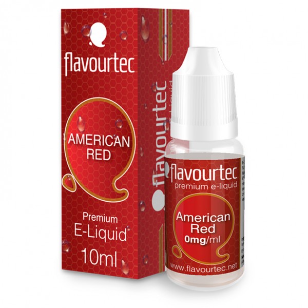 E-Liquid made in EU - flavourtec AMERICAN RED (Tabakgeschmack)